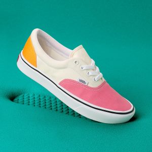 Vans Bayan Spor Ayakkabı ComfyCush Canvas Era Pembe/Beyaz | 75107-464